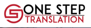 Logo of One Step Translation